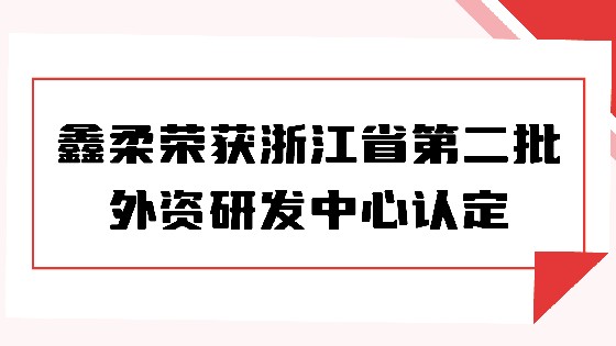 喜报|yp电子荣获浙江省第二批外资研发中心认定